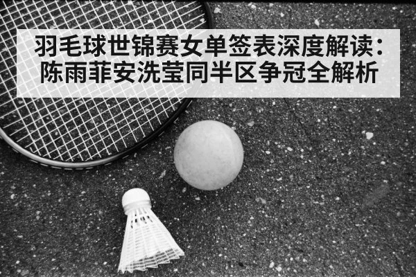 羽毛球世锦赛女单签表深度解读：陈雨菲安洗莹同半区争冠全解析